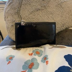 HOBO | black patent leather wallet/ coin purse